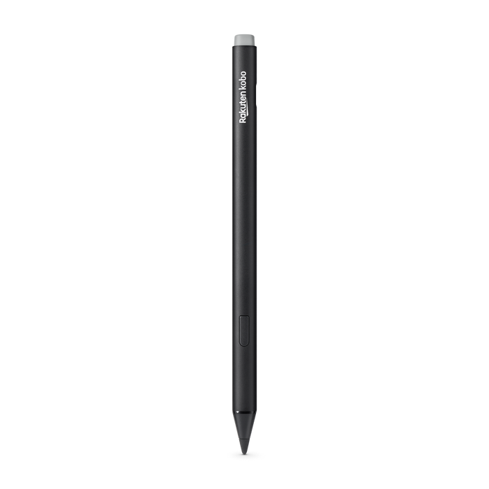 Vue de face du Kobo Stylus 2 noir.