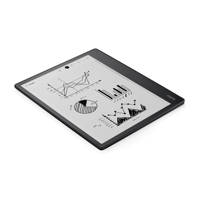 Kobo Elipsa 2E noir couché.