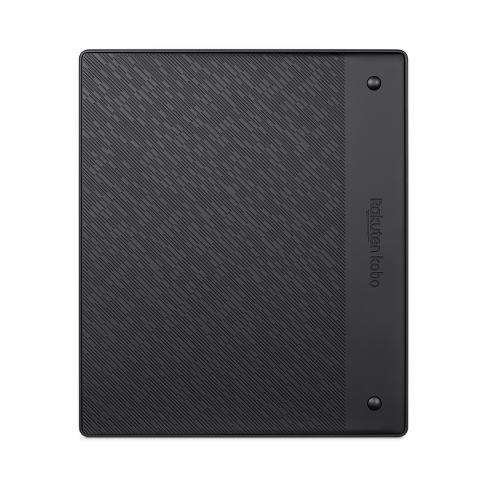 Vue arrière du Kobo Elipsa 2E noir.