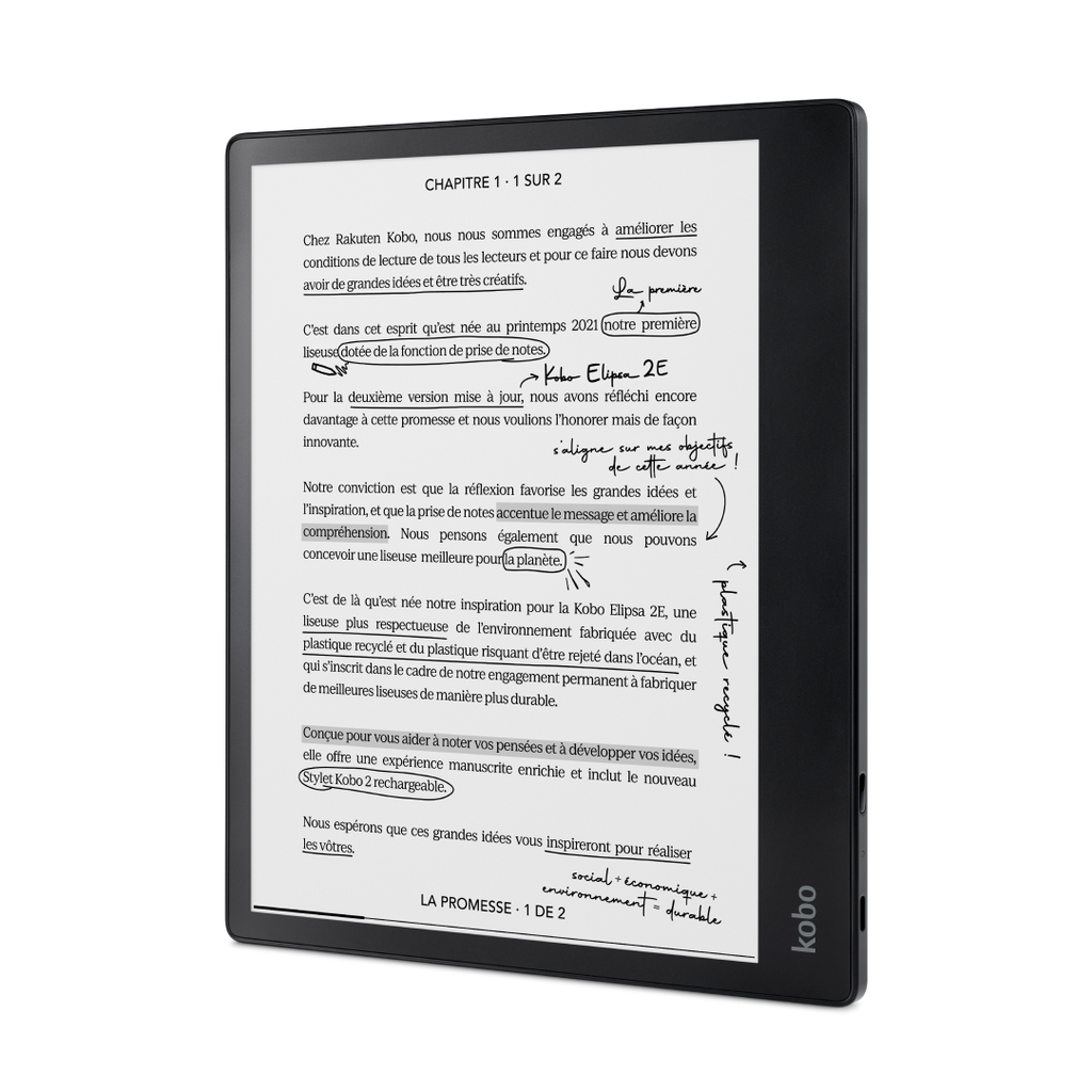 Kobo Elipsa 2E reconditionnée garantie